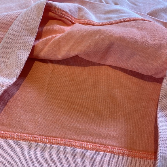 Tommy Bahama Quarter Zip L/S Cotton Lightweight Pullover Sweatshirt Top Pink M - Picture 4 of 10